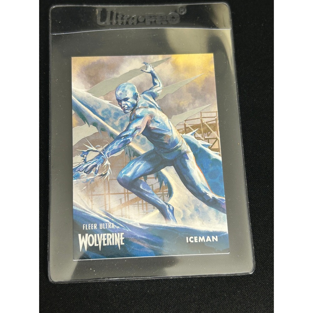 Fleer Ultra Wolverine ICEMAN‎ Marvel Comic Trading Card